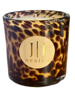 JJ Design | Amber Moss + Teak Luxury Soy Candle | 200g