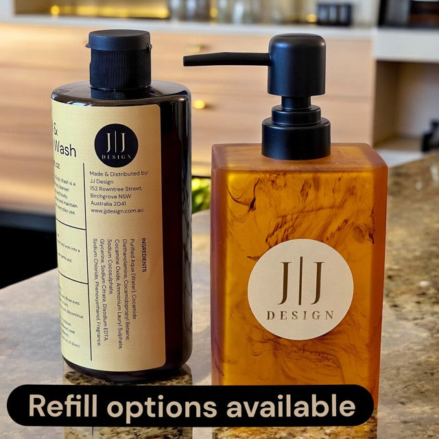 Amber Moss + Teak 450ml Scented Hand & Body Wash