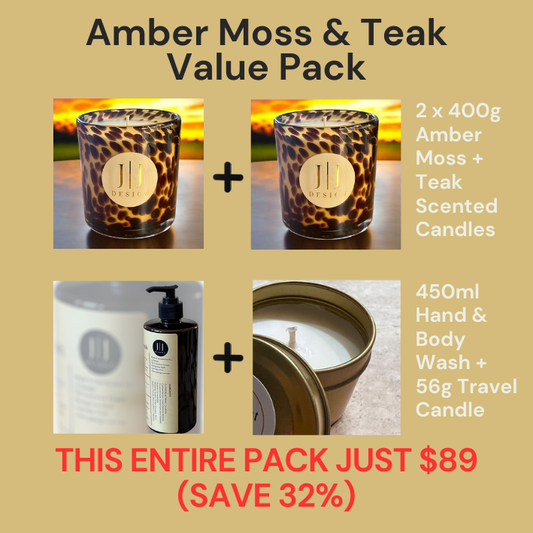 The Ultimate Amber Moss & Teak Value Pack