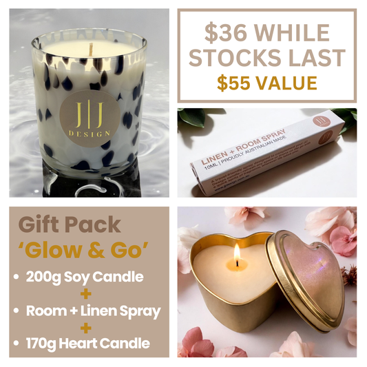 'Go & Glow' Vanilla Woods Value Pack