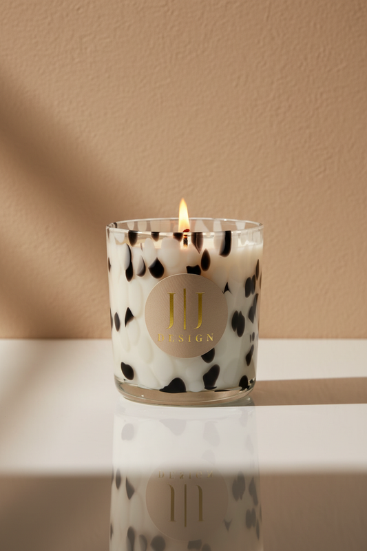 Vanilla Woods Soy Candle - Luxe Studio Shot